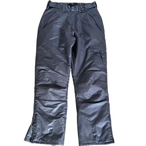 AQ Arctic Quest Explore The Unknown Men's Black Insulated Ski Snow Pants Size S